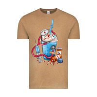 Vintage Camel Nurse frappe coffee Vintage Tee - FaDigitalArtStudio
