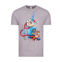 Vintage Zinc Nurse frappe coffee Vintage Tee - FaDigitalArtStudio