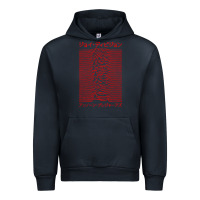 Navy JOY DIVISION - UNKNOWN PLEASURES - JAPANESE Urban Hoodie - linhVisuals