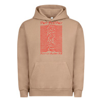 Pigment Burro JOY DIVISION - UNKNOWN PLEASURES - JAPANESE Urban Hoodie - linhVisuals
