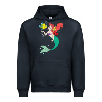 Navy ariel mermaid Urban Hoodie - linhVisuals
