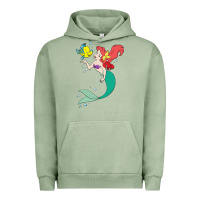 Pigment Oil Green ariel mermaid Urban Hoodie - linhVisuals