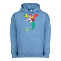 Pigment Pebble Blue ariel mermaid Urban Hoodie - linhVisuals