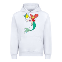 White ariel mermaid Urban Hoodie - linhVisuals