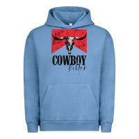 Pigment Pebble Blue cowboy killer tshirt Urban Hoodie - linhVisuals