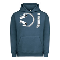 Pigment Midnight Navy dj music tshirt Urban Hoodie - linhVisuals