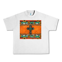Lunar Rock sunflowers cross aztec pattern Urban Heavy Tee - Jasminsmagicworld