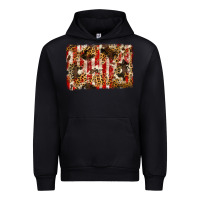 Black america, cowhide, leopard backgraund Urban Hoodie - JahusDesignShop