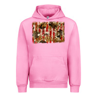 Fuchsia Pink america, cowhide, leopard backgraund Urban Hoodie - JahusDesignShop