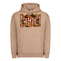 Pigment Burro america, cowhide, leopard backgraund Urban Hoodie - JahusDesignShop
