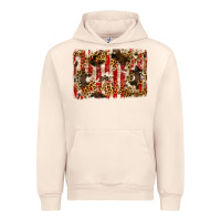 Sandshell america, cowhide, leopard backgraund Urban Hoodie - JahusDesignShop