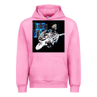 Fuchsia Pink Buddy Guy  Best Player Bluess Legend Urban Hoodie - linhVisuals
