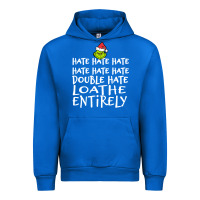 Cobalt Loathe Entirely Grinch For Light Hate hate hate happy christmas Urban Hoodie - linhVisuals