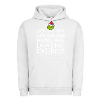 Pigment Lunar Rock Loathe Entirely Grinch For Light Hate hate hate happy christmas Urban Hoodie - linhVisuals