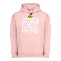 Pigment Salmon Loathe Entirely Grinch For Light Hate hate hate happy christmas Urban Hoodie - linhVisuals