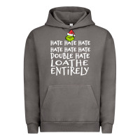 Pigment Tornado Loathe Entirely Grinch For Light Hate hate hate happy christmas Urban Hoodie - linhVisuals