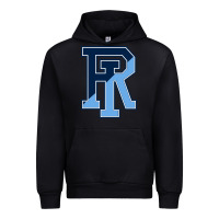 Black Rhode Island Gifts, Rams Vintage Urban Hoodie - linhVisuals