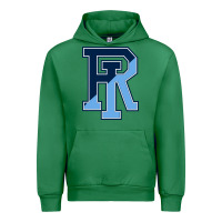 Emerald Rhode Island Gifts, Rams Vintage Urban Hoodie - linhVisuals