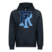 Navy Rhode Island Gifts, Rams Vintage Urban Hoodie - linhVisuals