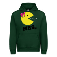 Forest Green Mrs Pacman Urban Hoodie - linhVisuals