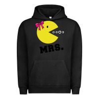 Pigment Black Mrs Pacman Urban Hoodie - linhVisuals