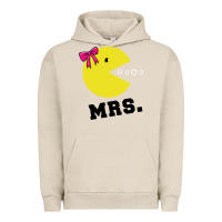 Pigment French Oak Mrs Pacman Urban Hoodie - linhVisuals