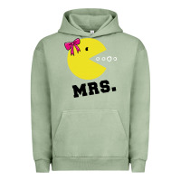 Pigment Oil Green Mrs Pacman Urban Hoodie - linhVisuals