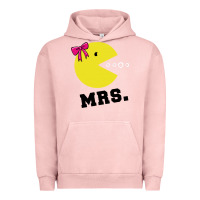 Pigment Salmon Mrs Pacman Urban Hoodie - linhVisuals