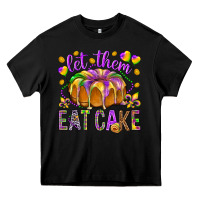 Black Let them eat cake Heavy Core Tee - HowdyJamesFarm