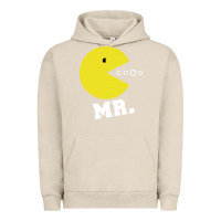 Pigment French Oak Mr Pacman Urban Hoodie - linhVisuals