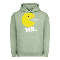 Pigment Oil Green Mr Pacman Urban Hoodie - linhVisuals