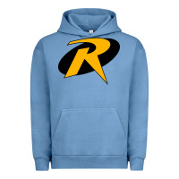 Pigment Pebble Blue Robin Urban Hoodie - linhVisuals