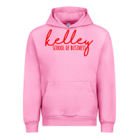 Fuchsia Pink kelley school of business Urban Hoodie - linhVisuals