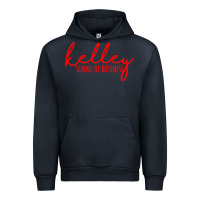 Navy kelley school of business Urban Hoodie - linhVisuals