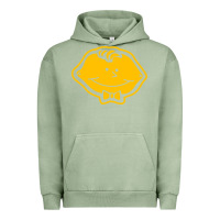 Pigment Oil Green lemonhead vintage Urban Hoodie - linhVisuals
