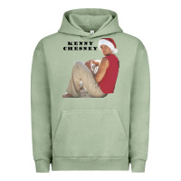 Pigment Oil Green KENNY CHESNEY Urban Hoodie - linhVisuals