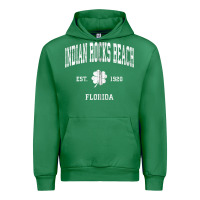 Emerald indian rocks beach florida vintage shamrock sports zip hoodie Urban Hoodie - linhVisuals