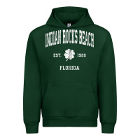 Forest Green indian rocks beach florida vintage shamrock sports zip hoodie Urban Hoodie - linhVisuals