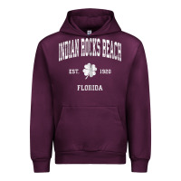 Mauve Wine indian rocks beach florida vintage shamrock sports zip hoodie Urban Hoodie - linhVisuals