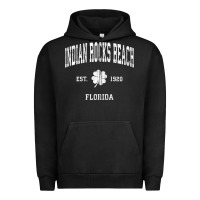 Pigment Black indian rocks beach florida vintage shamrock sports zip hoodie Urban Hoodie - linhVisuals