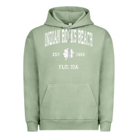 Pigment Oil Green indian rocks beach florida vintage shamrock sports zip hoodie Urban Hoodie - linhVisuals