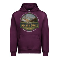 Mauve Wine indiana dunes national park lake michigan beach trails t shirt Urban Hoodie - linhVisuals