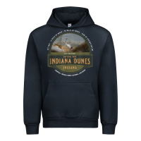 Navy indiana dunes national park lake michigan beach trails t shirt Urban Hoodie - linhVisuals