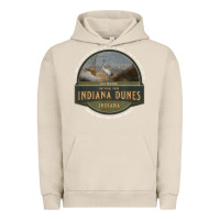 Pigment French Oak indiana dunes national park lake michigan beach trails t shirt Urban Hoodie - linhVisuals