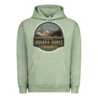 Pigment Oil Green indiana dunes national park lake michigan beach trails t shirt Urban Hoodie - linhVisuals