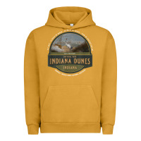 Pigment Peanut Butter indiana dunes national park lake michigan beach trails t shirt Urban Hoodie - linhVisuals