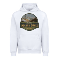 White indiana dunes national park lake michigan beach trails t shirt Urban Hoodie - linhVisuals
