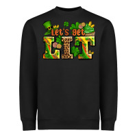 Black st patricks lets get lit Heavyweight Sweatshirt - AdoDesignShop