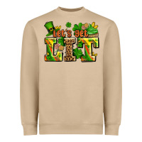 Mushroom st patricks lets get lit Heavyweight Sweatshirt - AdoDesignShop