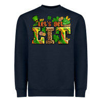 Navy st patricks lets get lit Heavyweight Sweatshirt - AdoDesignShop